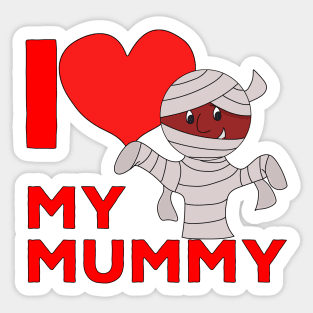 I Love My Mummy Sticker